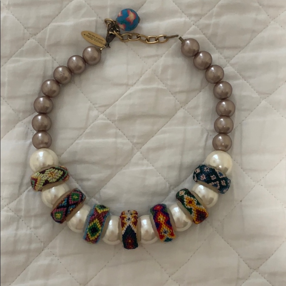Anthropologie chunky pearl necklace